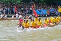 hangzhou xixi wetland Dragon boat race,in China Royalty Free Stock Photo